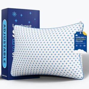 Queen Pillow 1 Pack, Cooling Shredd...