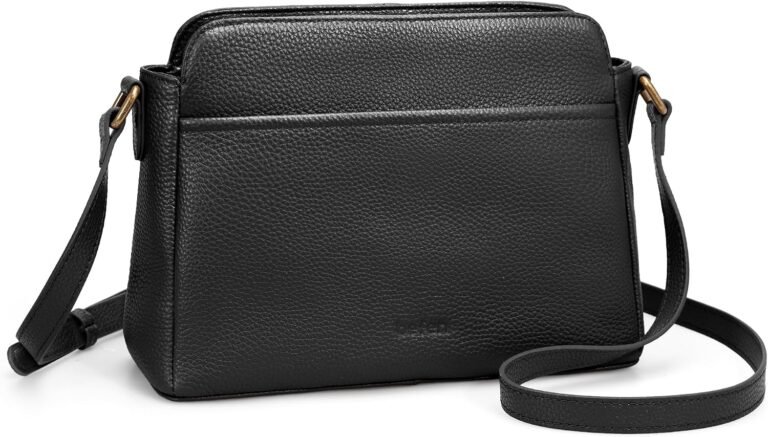 befen Anti-theft Crossbody Bag for Women Genuine Leather, Small Cross Body Shoulder Handbags with RFID Card Slots
