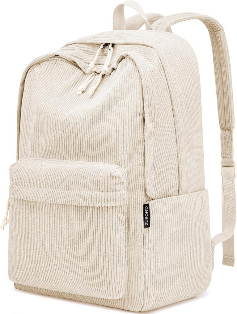 ZUBOND Backpack for School Girls and Boys, Women Lightweight School Bookbag for Teens, College Students Back Pack, Cute Large Laptop Backpack Fits 15.6 Inch Notebook