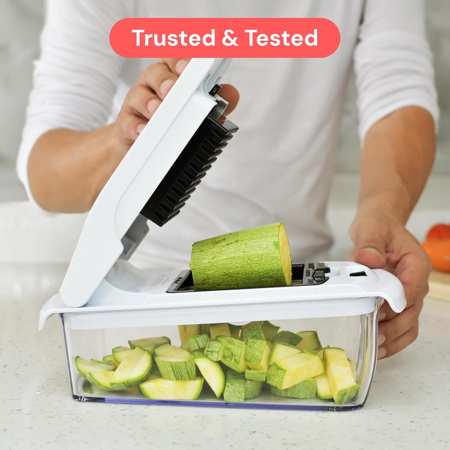 Fullstar Pro Original Vegetable Chopper & Spiralizer, Kitchen Prep Tool - Image 8