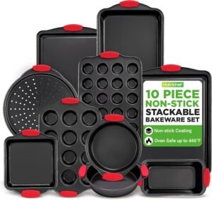 NutriChef 10-Piece Nonstick Kitchen...