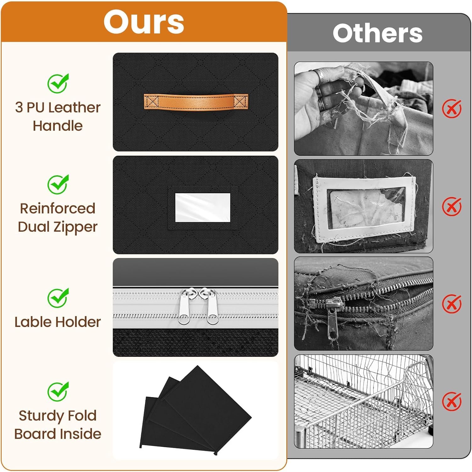 Budding Joy 80L 2 Pack Adjustable Under Bed Storage with Wheels - Image 4