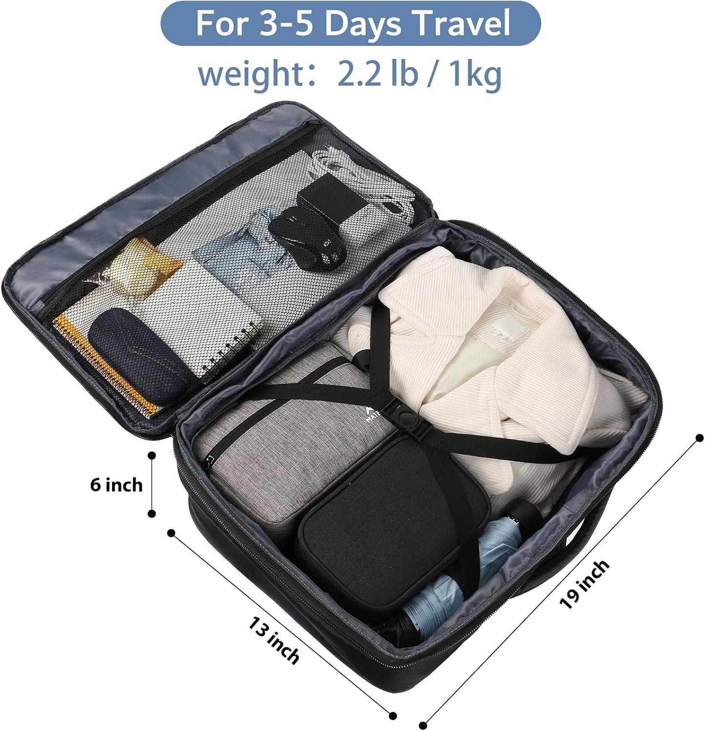 MATEIN Carry on Backpack, Extra Large Expandable Travel Backpack for Men - Image 3