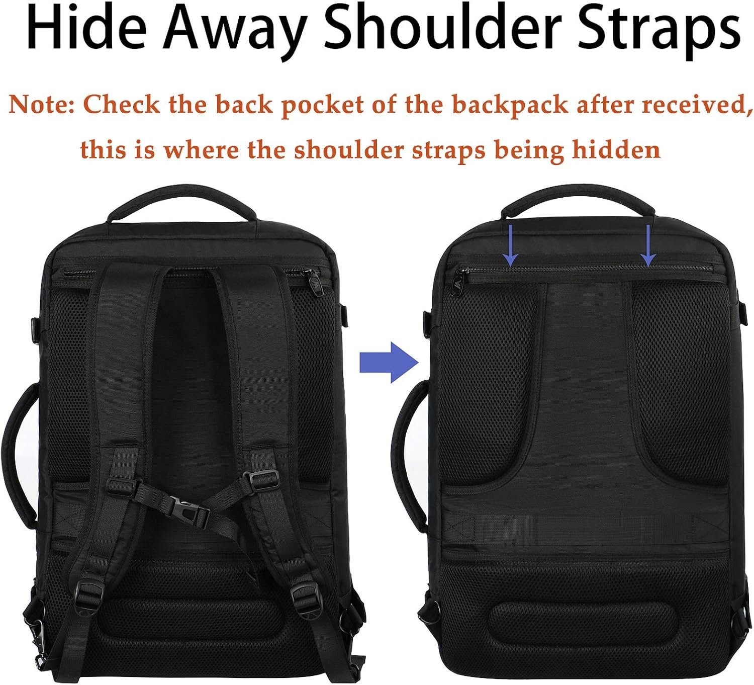 MATEIN Carry on Backpack, Extra Large Expandable Travel Backpack for Men - Image 4