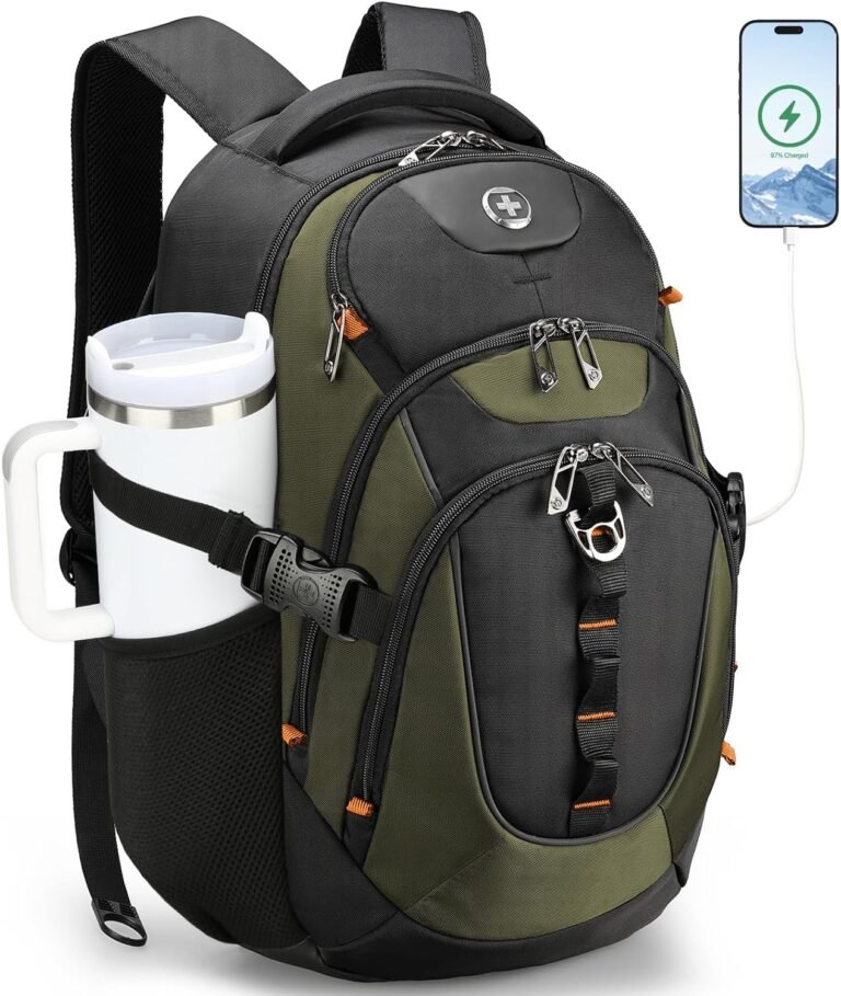 Swissdigital Design Travel Backpack for Men with USB Charging Port SD803-26