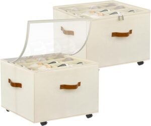 Foyego 2 Pack Shoe Organizer for Cl...