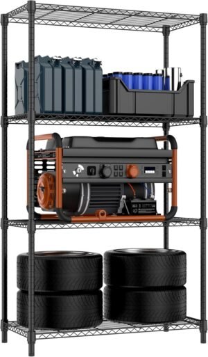 M MZG 1000 lbs 4 Tier Shelf Metal S...