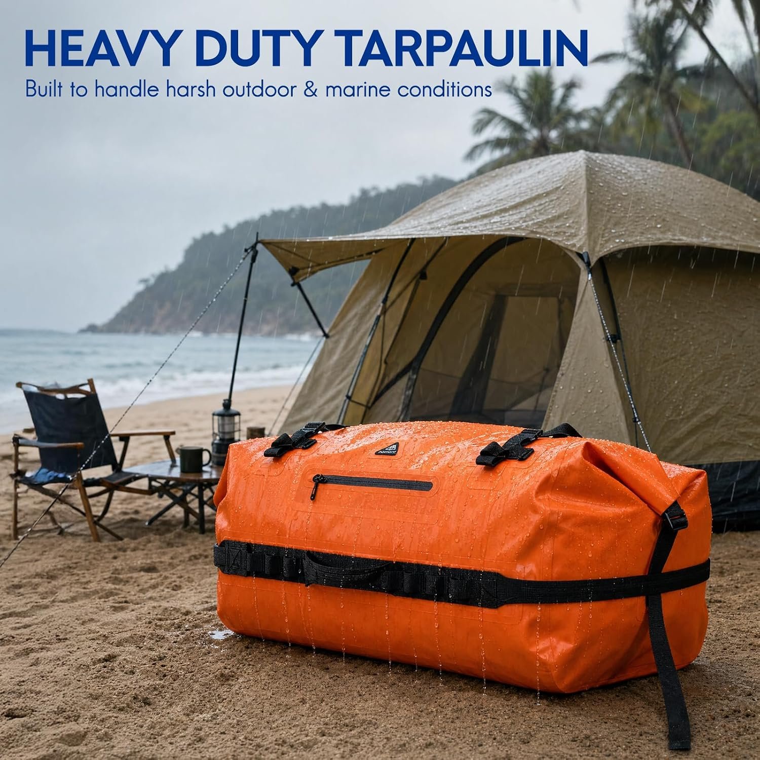 Haimont IPX7 Waterproof Roll-Top Dry Duffel Backpack Bag - Image 3