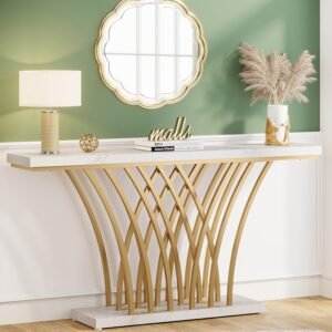 Tribesigns 59 inch Gold Console Tab...