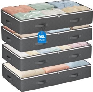 Budding Joy 95L Under Bed Storage C...