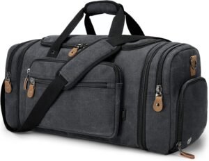 Gonex Canvas Duffle Bag, Expandable...