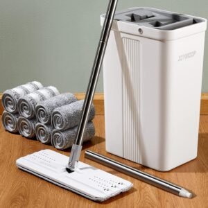 JOYMOOP Flat Mop System, Microfiber...