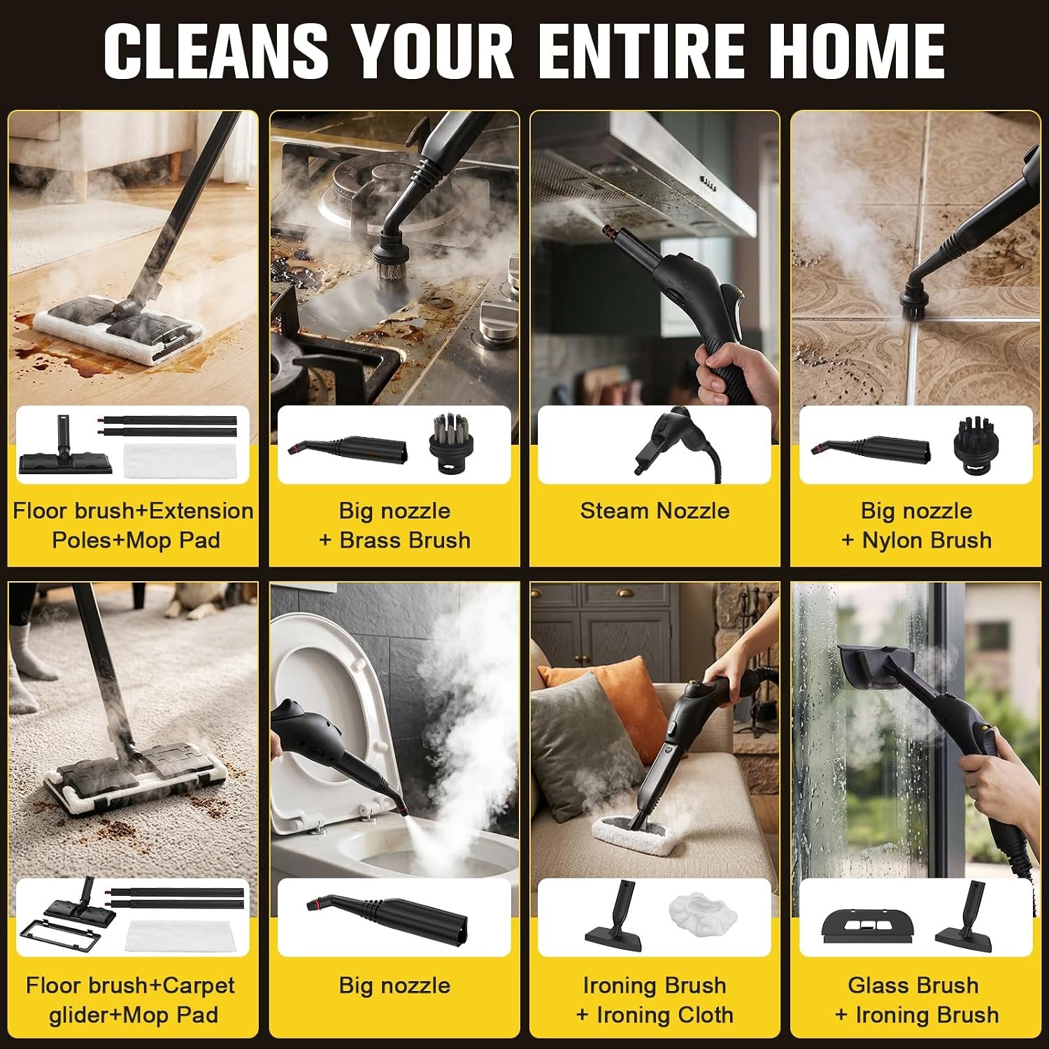 Waitbird 4.5 Bar 300°F Steam Cleaner for Bathroom, Kitchen, Floor & Grout - Image 4