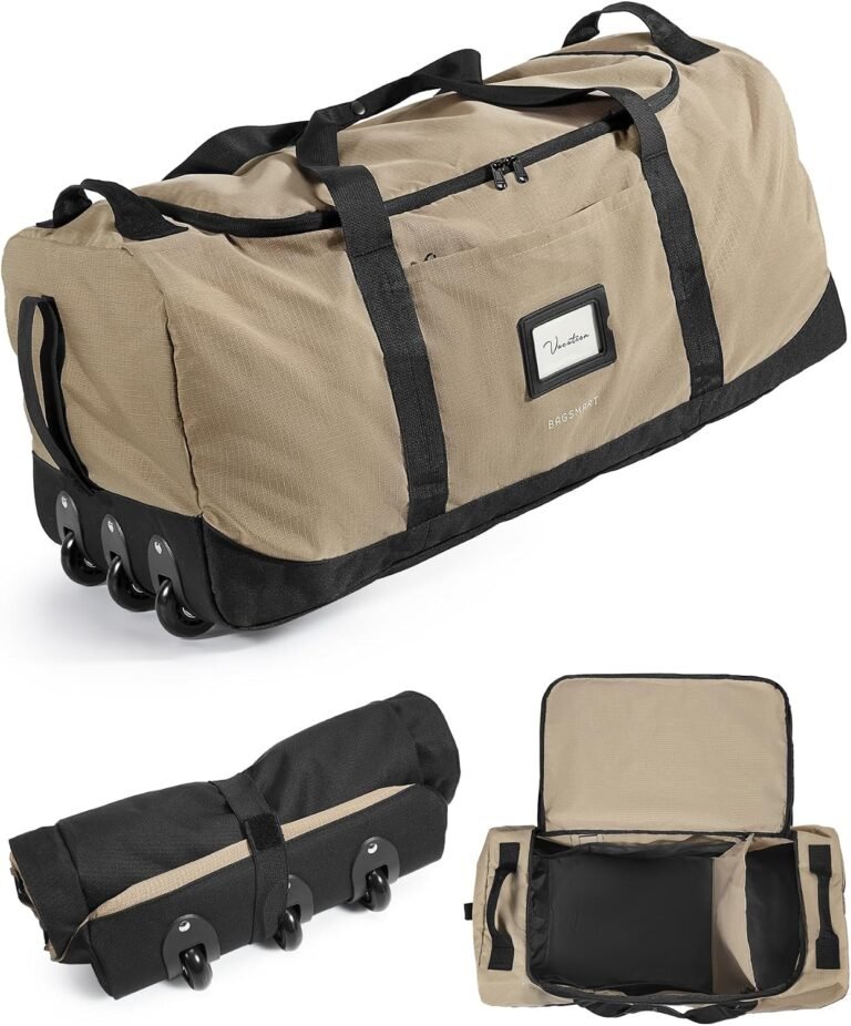 BAGSMART 83L Foldable Travel Bag, Large Duffle Bag Luggage for Travel