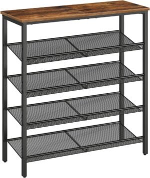 HOOBRO Shoe Rack for Entryway, 5-Ti...