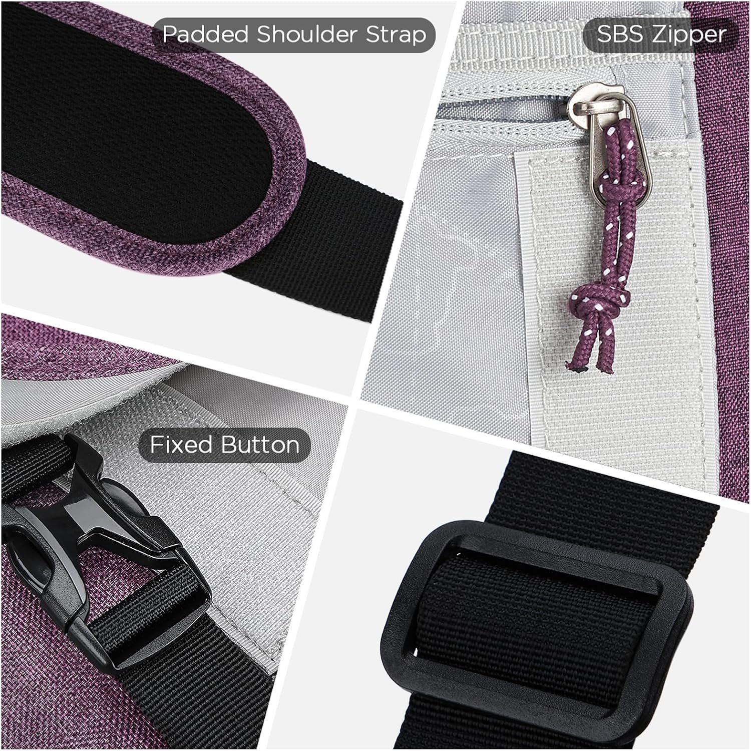 OIWAS Messenger Bag for Women, 17 Inch Laptop Crossbody Bags Men Casual Satchel Shoulder Bag College Travel Office Briefcase - Image 2