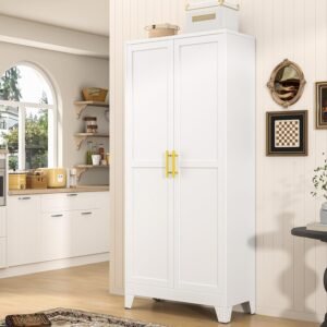 PAOFIN 71″ Tall Metal Pantry ...