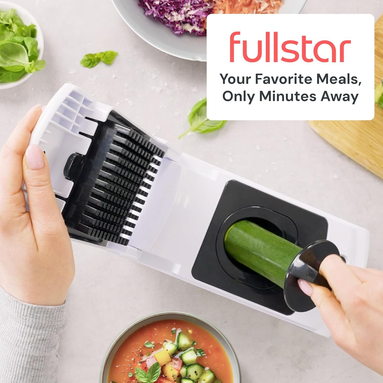 Fullstar Pro Original Vegetable Chopper & Spiralizer, Kitchen Prep Tool - Image 9