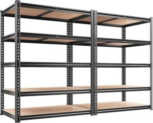REIBII 2 Pack Garage Shelving, 2400...