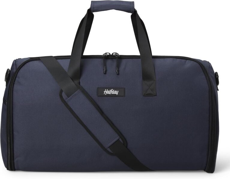 Halfday Convertible 2-in-1 Garment Duffel Weekender 45L, Carry On, Marine
