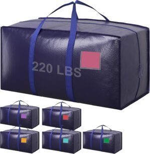 6 Pack Moving Bags Heavy Duty 210GS...