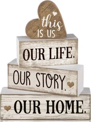 Conelist 4 Pcs Farmhouse Table Deco...
