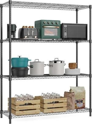 M MZG 5-Shelf Storage Shelves,Wire ...