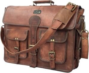 cuero Leather Messenger Bag for Men...
