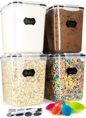 Storeganize Flour Sugar Storage Con...