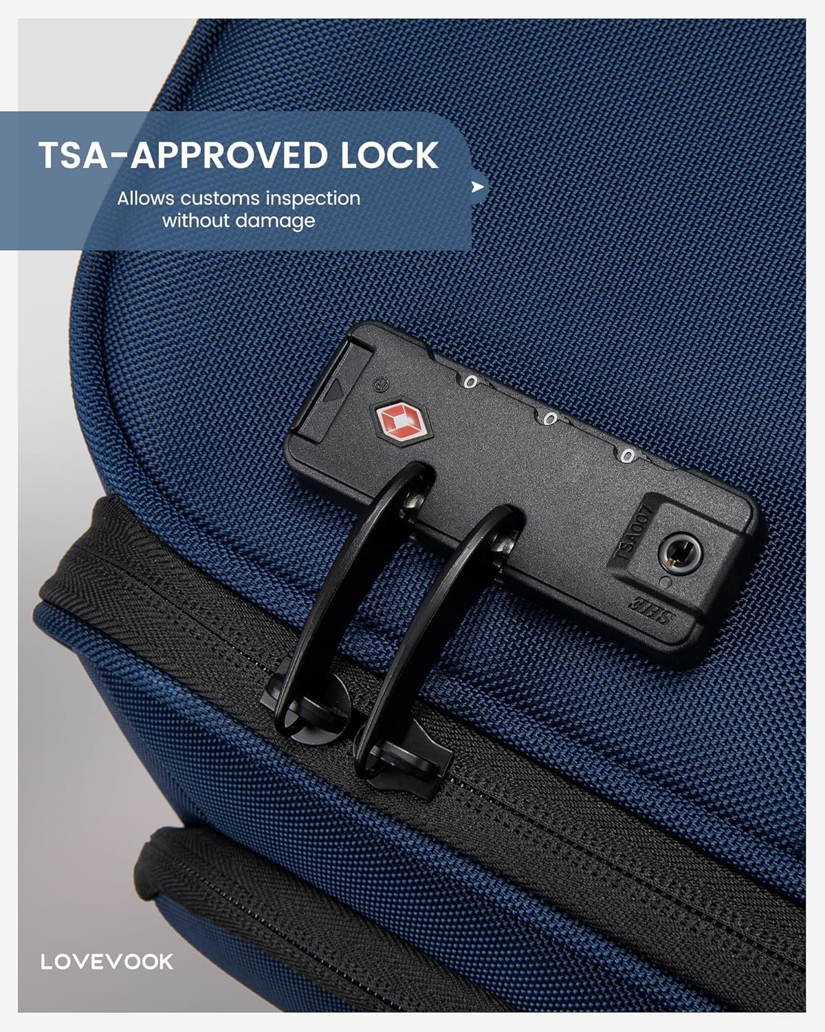 Carry On Luggage 22x14x9 Airline Approved with TSA Lock for Business Trip - Image 8