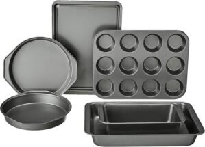 Amazon Basics 6 Piece Nonstick Carb...