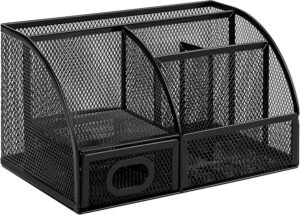 Amazon Basics Mesh Pen Holder and D...