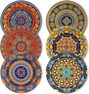 vancasso Colorful Dinner Plates Set...