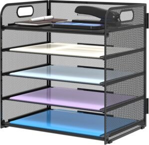 Supeasy 5 Trays Paper Organizer Let...