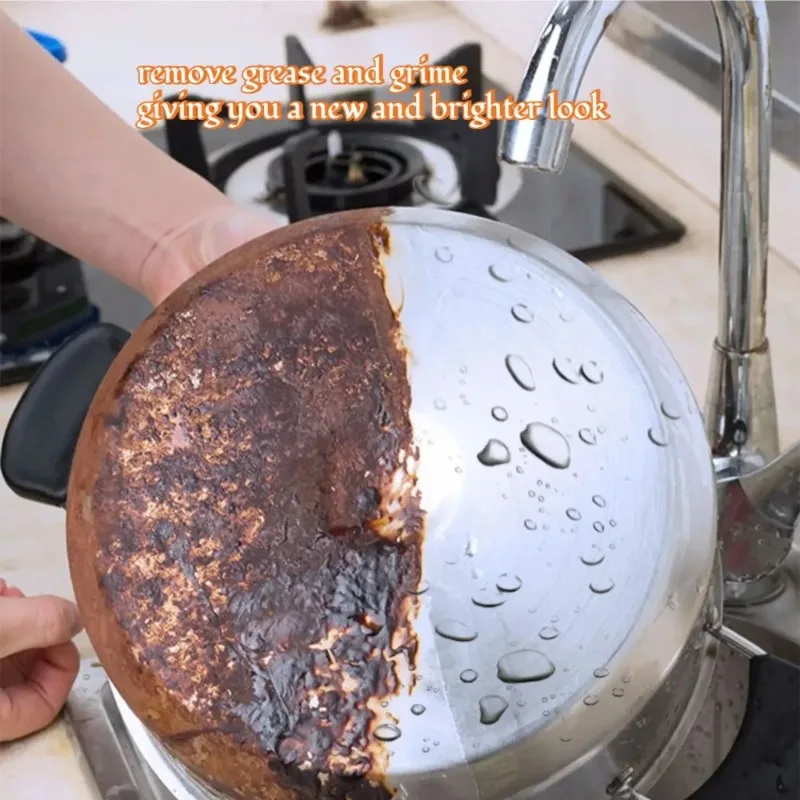 Pan Bottom Cleaning Decontamination Agent Kitchen Blackening Scale Remover Home Polishing Oven Oil Stain Ware Cooktop Spray