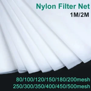 Food Grade Nylon Filter Mesh 80-500 Mesh, Reusable Filter Fabric for Wine, Drinking Water, Kitchen Oil, Paint & Ink Purification