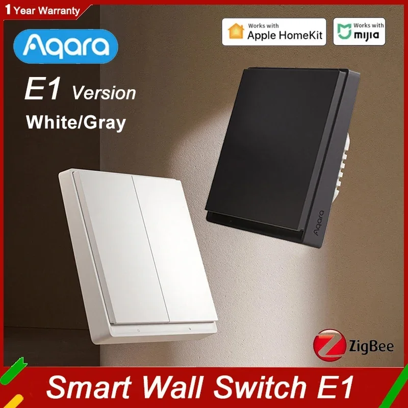 Aqara E1 Zigbee 3.0 Smart Wall Switch Wireless