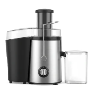 Electric Juicer Fruit Vegetable Extractor 800W 2Speed 7cm Large Chute Stainless Steel High Yield Easy Clean Kitchen Appliance