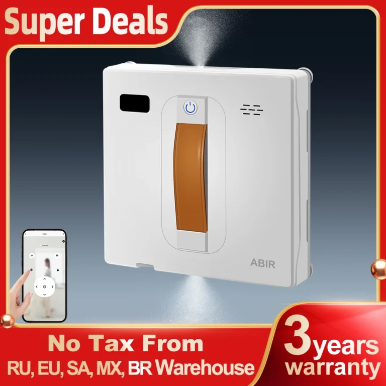 ABIR WD8 Window Vacuum Robot Cleaner, Dual Spray, Smart Glass Washer