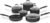 Cuisinart Pots and Pans Set, Nonstick w/Aluminum Core, 11-Piece, Black