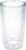 Tervis Clear & Colorful Tabletop Made in USA Double Walled Insulated Tumbler Travel Cup Keeps Drinks Cold & Hot, 16oz, Clear