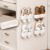 4Pack Wall Mounted Shoe Rack, Adhesive & Drill Mount – White