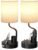 Fenmzee Bedside Lamps for Bedroom Set of 2 – Table Desk Lamp for Nightstand