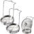 Multi-Functional Kitchen Utensil Holder, Ladle Holder,Easy Storage, Dishcloth Rack, Pan Lid Holder, Cooking Utensil Holder Organizer，2