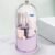 QIYVLOS Toothbrush Holders with Sliding Lid, Rotating 3 Slots Bathroom Organizer Countertop, Tooth Brush Toothpaste Holder Bathroom Counter Stand Sink Organizer for Makeup Brushes Holder (Purple)