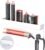Storage Hair Dryer Holder for Curling Iron Accessories, Hair Tool Organizer Wall Mount, Curling Iron Holder, Bathroom Hair Straightener Holder Stand for Styler Attachments Organizer, White