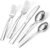 Silverware Set for 8, 40 Piece Heavy Duty 18/10 Stainless Steel Flatware Set, Mirror Polished Cutlery Set with Knives Forks Spoons, Dishwasher Safe Eating Utensils for Home Kitchen Wedding