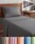 Twin XL 3 Piece Sheet Set – College Dorm Room Essentials – Dark Grey
