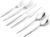 24 Piece Silverware Set for 4 with Steak Knives, 18/10 Stainless Steel