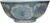 Creative Co-Op Hand Painted Stoneware Bowl with Floral Design, Blue and White